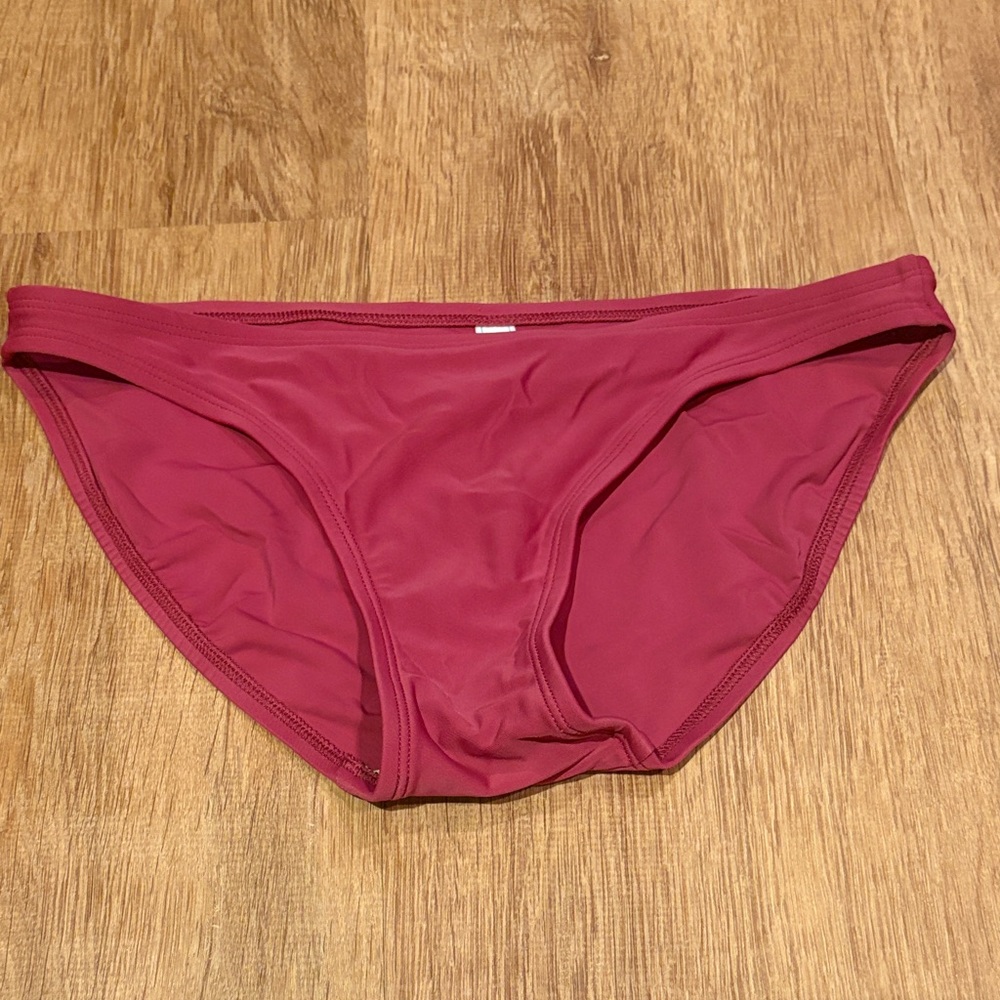Gap Body Burgundy Bikini Bottoms